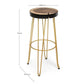 SGABELLO BAR RAKEL ORO