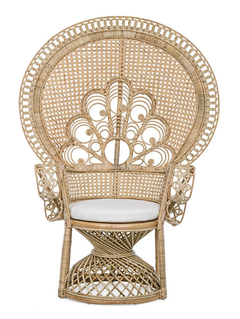 POLTRONA C-C PEACOCK NATURALE
