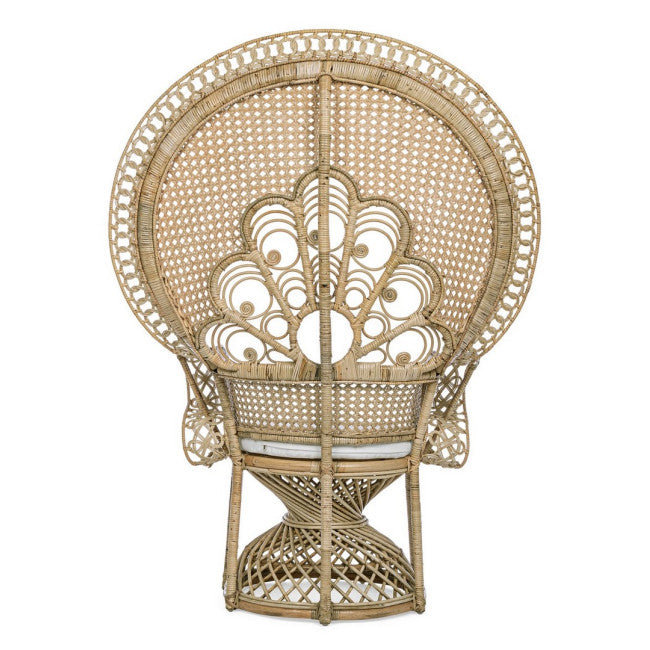 POLTRONA C-C PEACOCK NATURALE