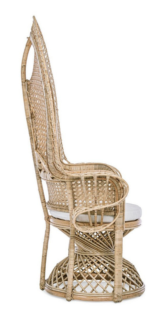 POLTRONA C-C PEACOCK NATURALE