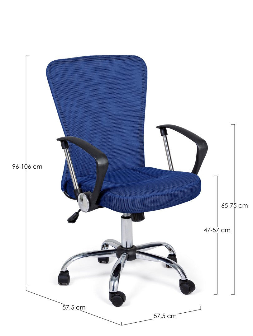SEDIA UFFICIO C-BR BRISBANE BLU