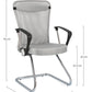 POLTRONA UFFICIO C-BR KINGSTON GRIGIO
