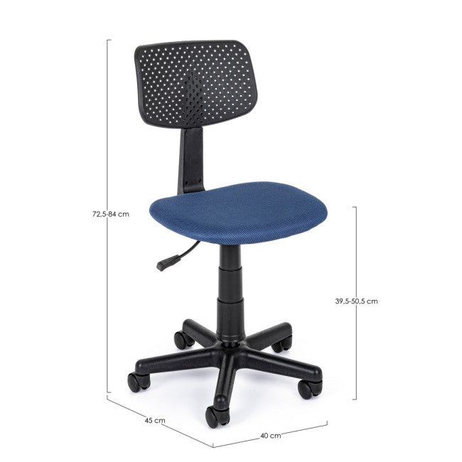 SEDIA UFF. ARTEMIS BLU