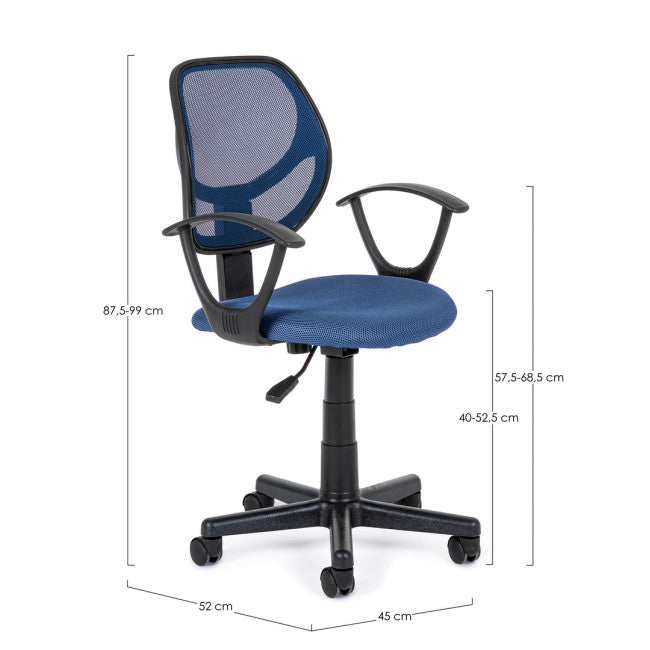 SEDIA UFFICIO ELLA BLU