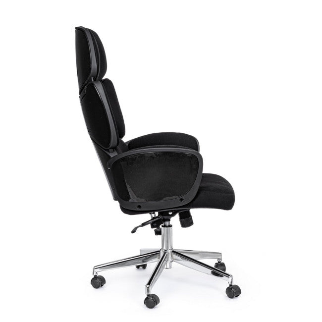 POLTRONA UFF. ARMSTRONG NERO-NERO