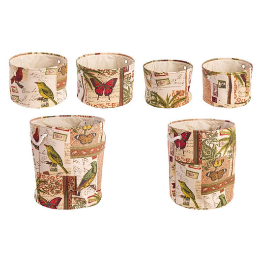 SET6 P.OGGETTI BOTANIC TO ROSSO