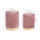 SET2 POUF CONTENITORE POLINA ROSA ANTICO