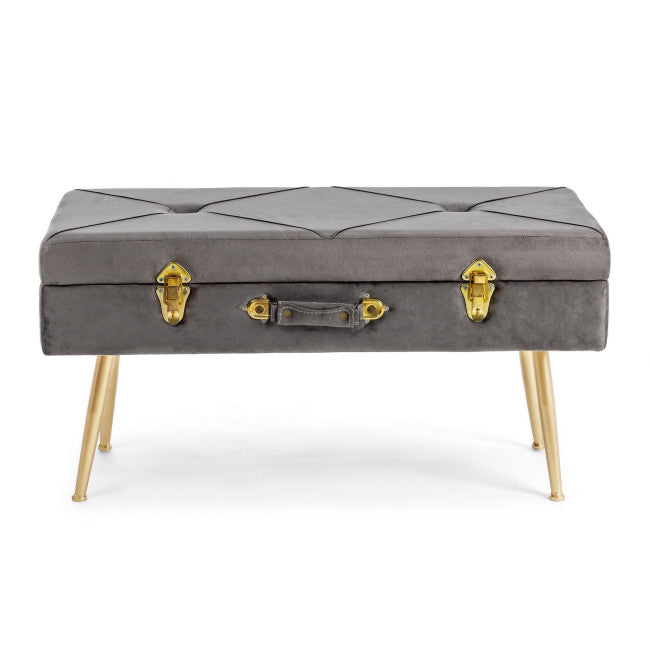 PANCA CONTENITORE POLINA GRIGIO