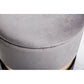 SET2 POUF CONT.POLINA GRIGIO-NERO
