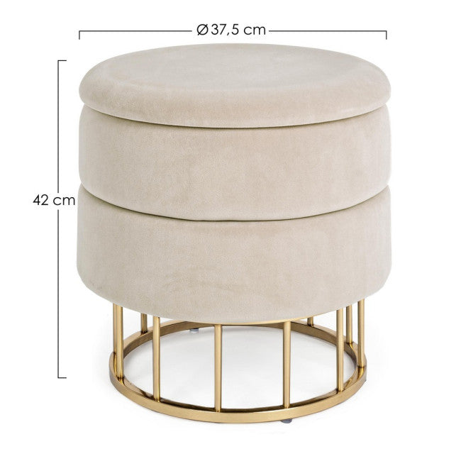 SGABELLO CONT. PAVLINA BEIGE