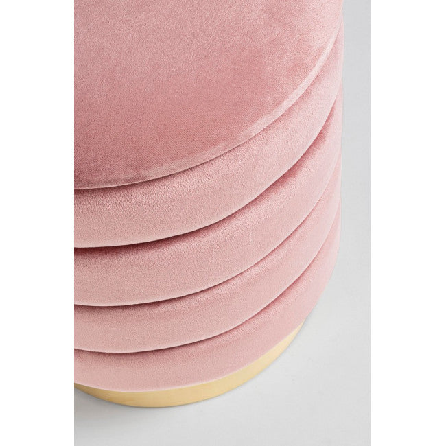 SET2 POUF CONTENITORE DARINA ROSA ANTICO