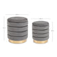 SET2 POUF CONTENITORE DARINA GRIGIO