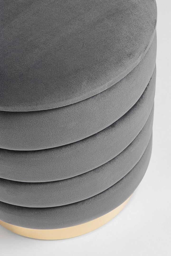 SET2 POUF CONTENITORE DARINA GRIGIO