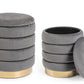 SET2 POUF CONTENITORE DARINA GRIGIO
