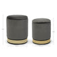SET2 POUF CONTENITORE MILENA GRIGIO SC