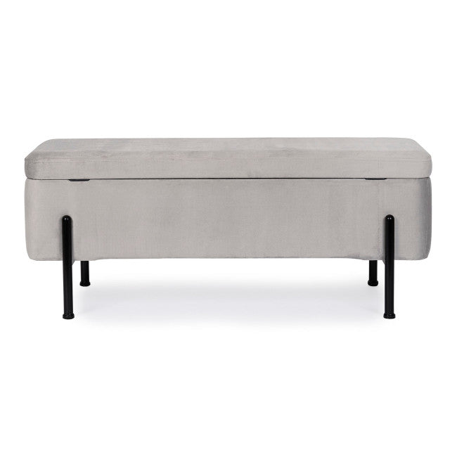 PANCA 2P CONTENITORE IRINA GRIGIO CHIARO