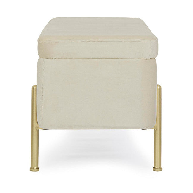 PANCA 2P CONTENITORE IRINA NATURALE