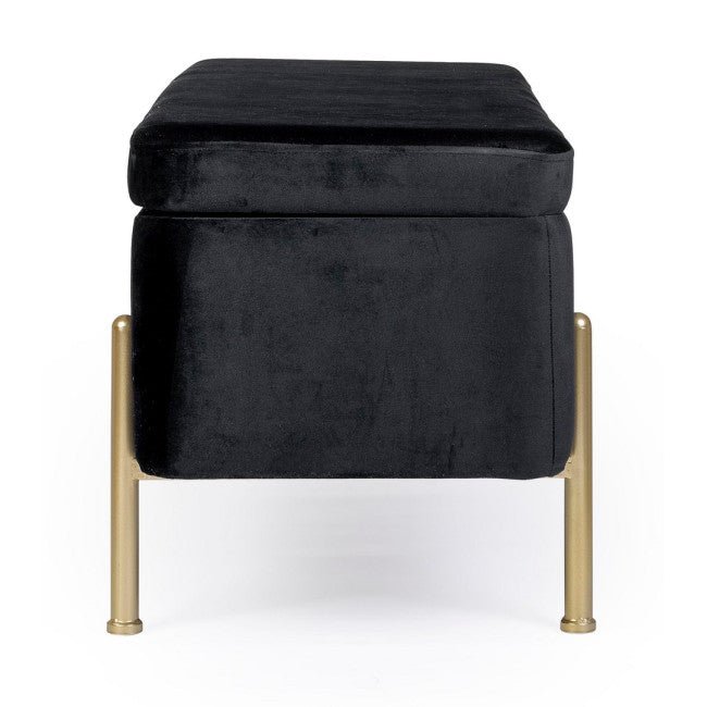 PANCA 2P CONTENITORE IRINA NERO