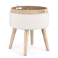 SGABELLO CONTENITORE.ZOYA C-VASS BIA