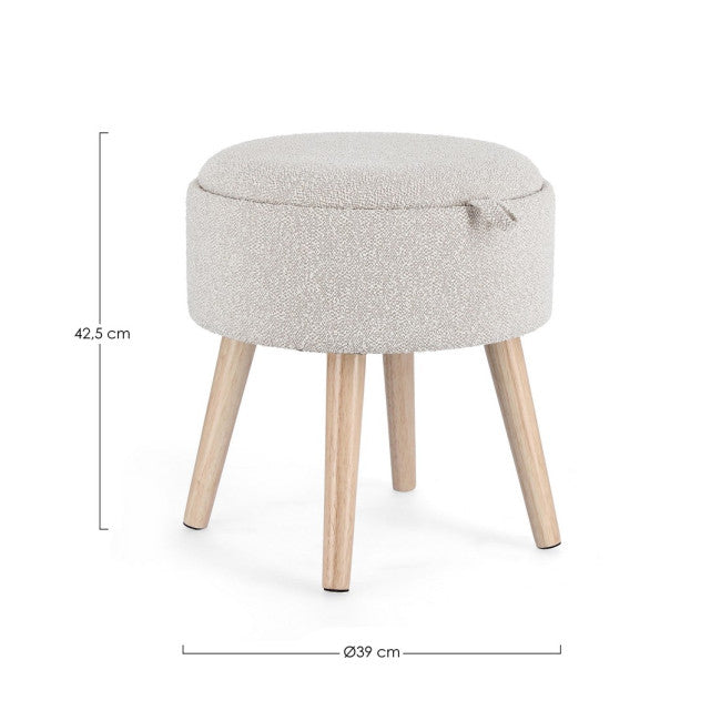 SGABELLO CONTENITORE.ZOYA C-VASS GRIG CH