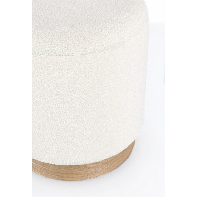 SET2 POUF CONTENITORE.ZOYA BIANCO