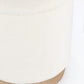 SET2 POUF CONTENITORE.ZOYA BIANCO