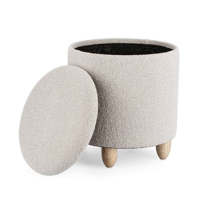 SGABELLO CONTENITORE  ZENA GRIGIO CH