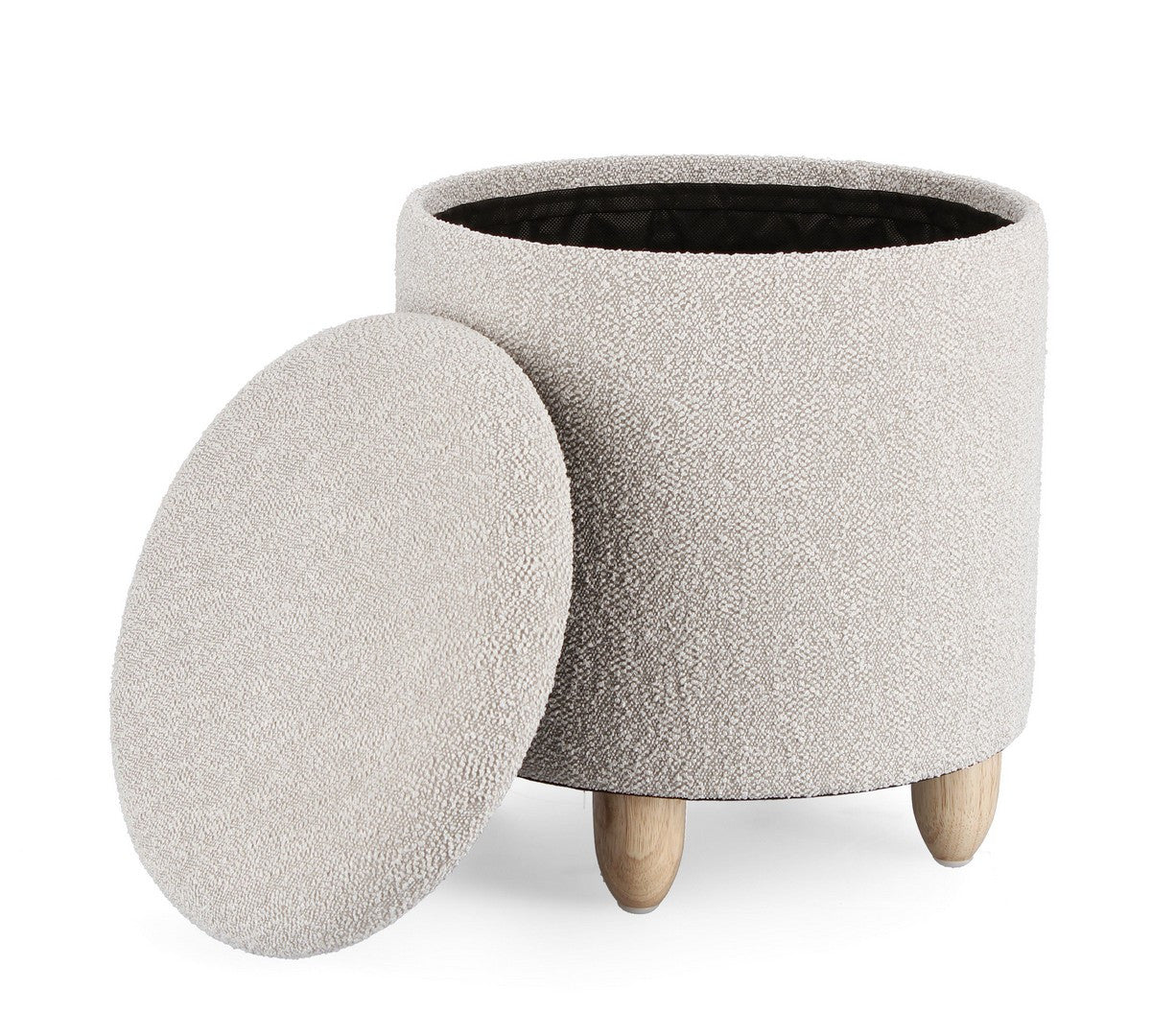 SGABELLO CONTENITORE  ZENA GRIGIO CH