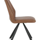SEDIA MAXWELL PU COGNAC