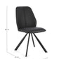 SEDIA MAXWELL PU NERO