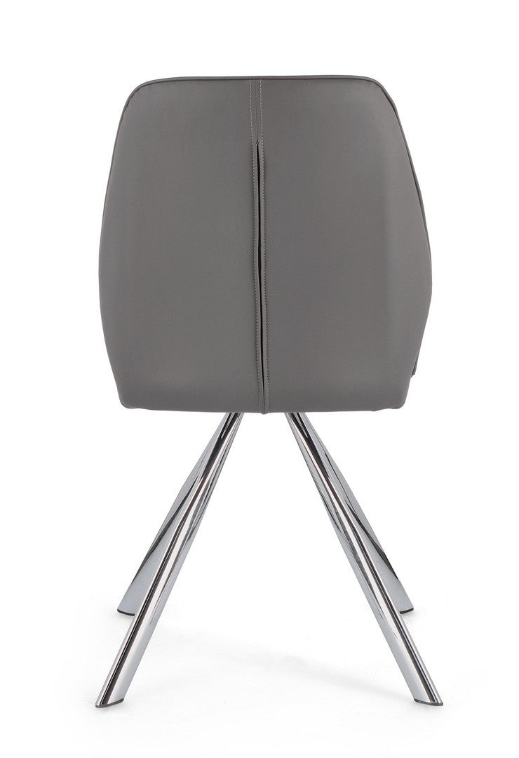 SEDIA MAXWELL PU GRIGIO
