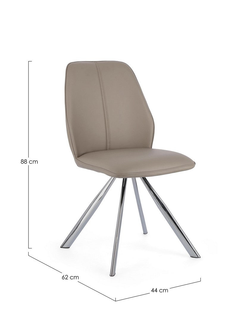 SEDIA MAXWELL PU TORTORA