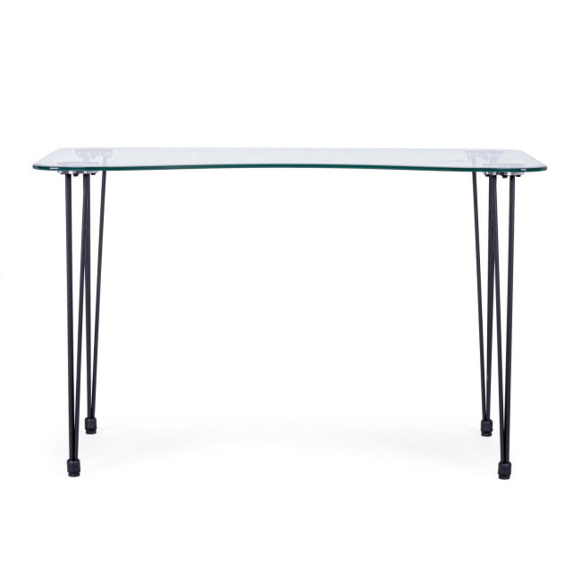 SCRIVANIA RONDO' NERO 120X60