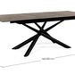 TAVOLO ALL. SEYFERT 160-220X90