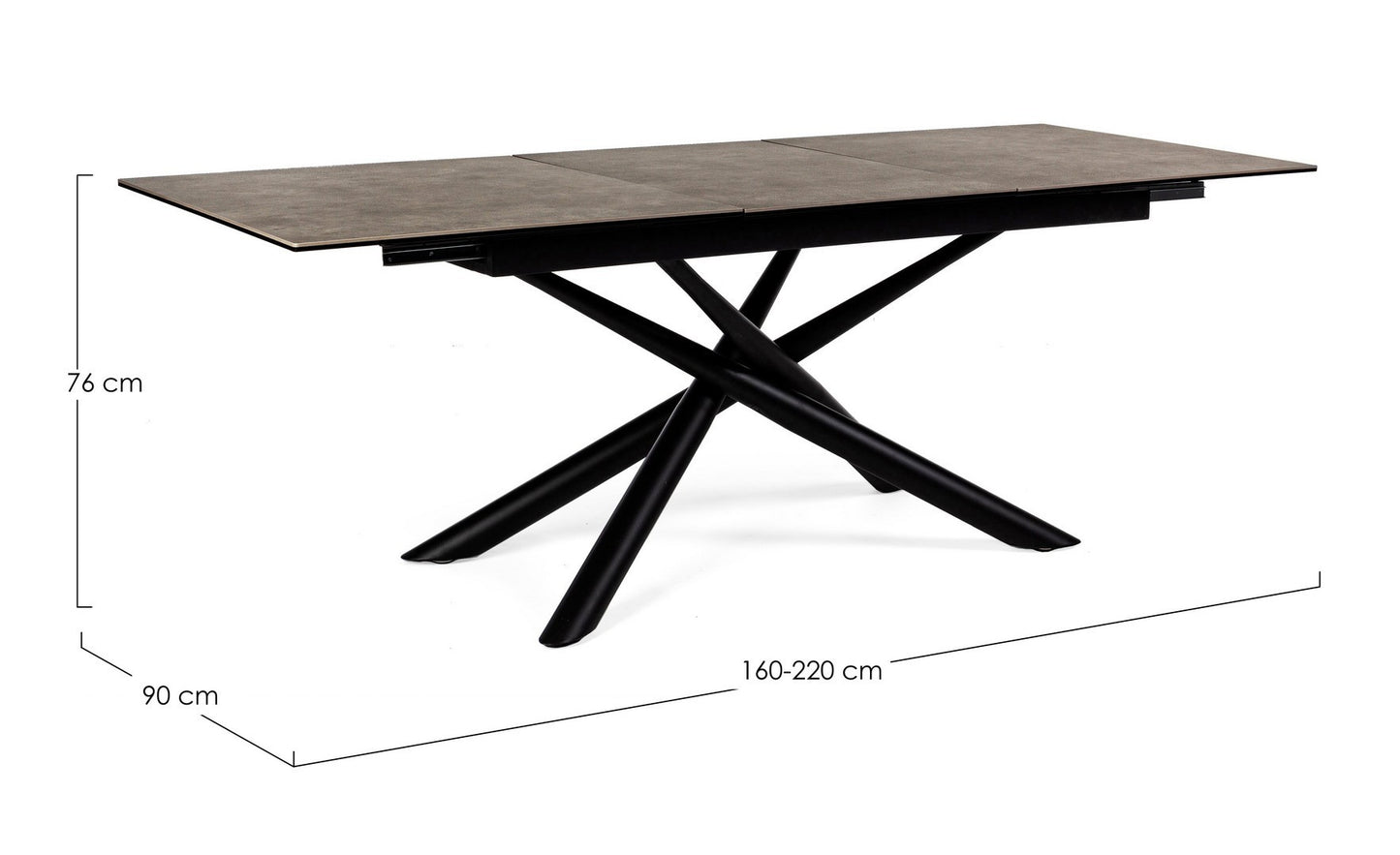 TAVOLO ALL. SEYFERT 160-220X90