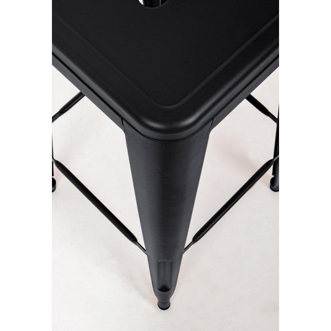 SGABELLO BAR MINNESOTA NERO H76