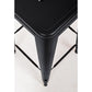 SGABELLO BAR MINNESOTA NERO H76