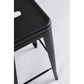 SGABELLO BAR MINNESOTA NERO H76