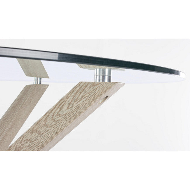 TAVOLO MAY TO GAMBA NATURALE D114