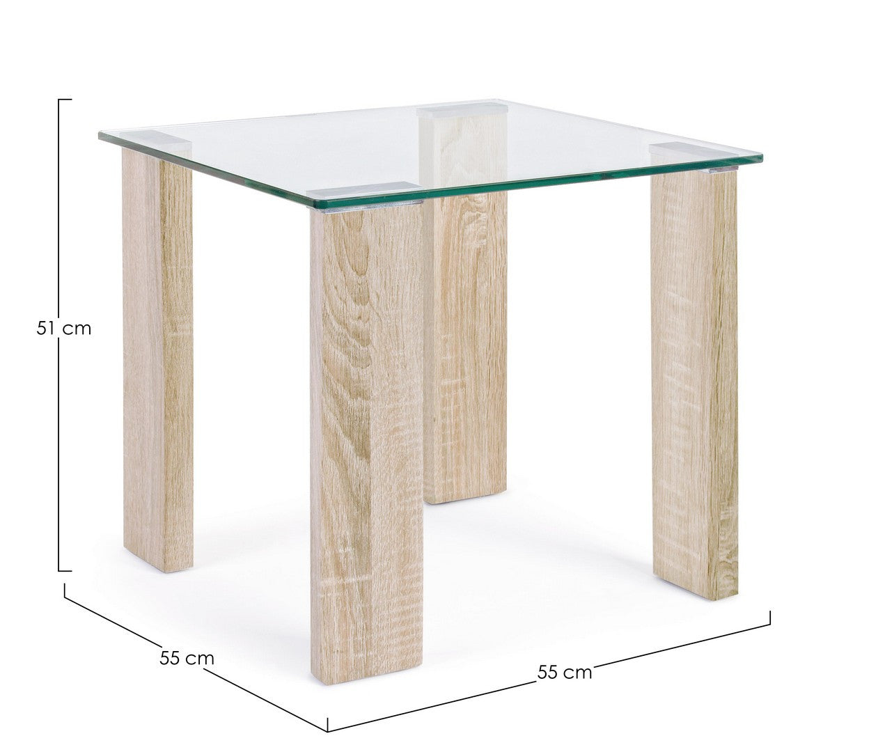 TAVOLINO NEW ARLEY NATURE 55X55
