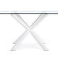 TAVOLO MAY RETT GAMBA BIANCO 160X90
