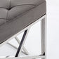PANCA RAYAN VELLUTO GRIGIO 97X44