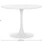 TAVOLO BLOOM BIANCO D100