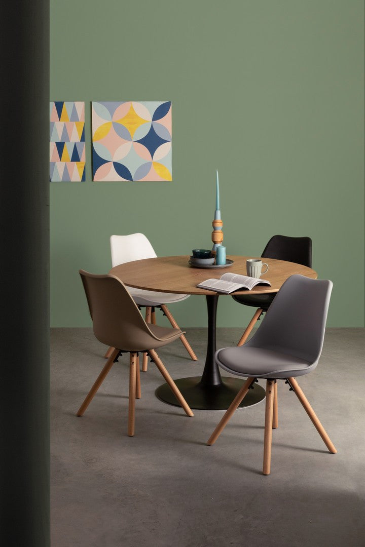 TAVOLO BLOOM TOP VENEER D120