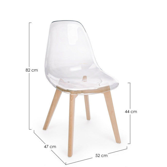 SEDIA EASY TRASPARENTE