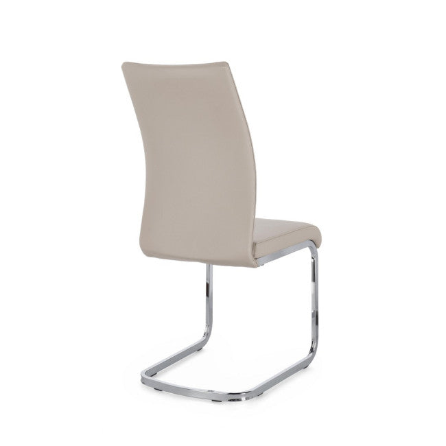 SEDIA MYRA PU CAPPUCCINO