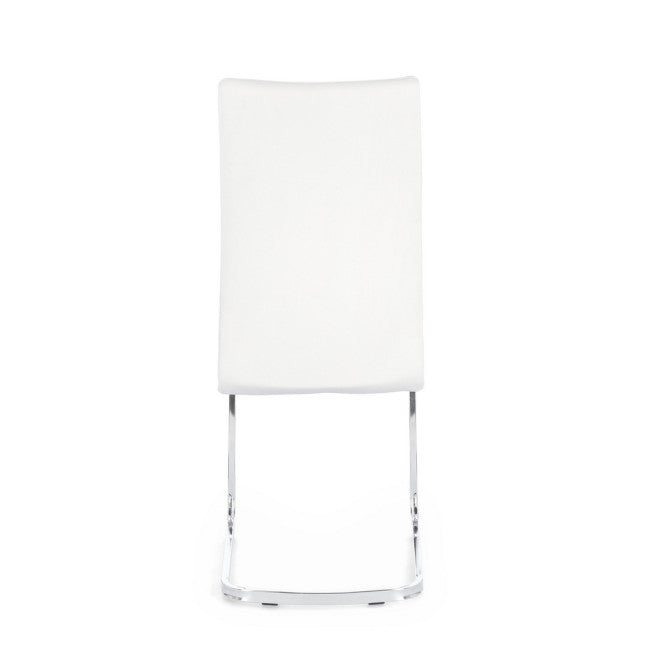 SEDIA MYRA PU BIANCO