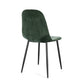 SEDIA IRELIA VELLUTO VERDE SCURO