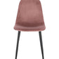 SEDIA IRELIA VELLUTO ROSA
