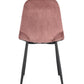 SEDIA IRELIA VELLUTO ROSA